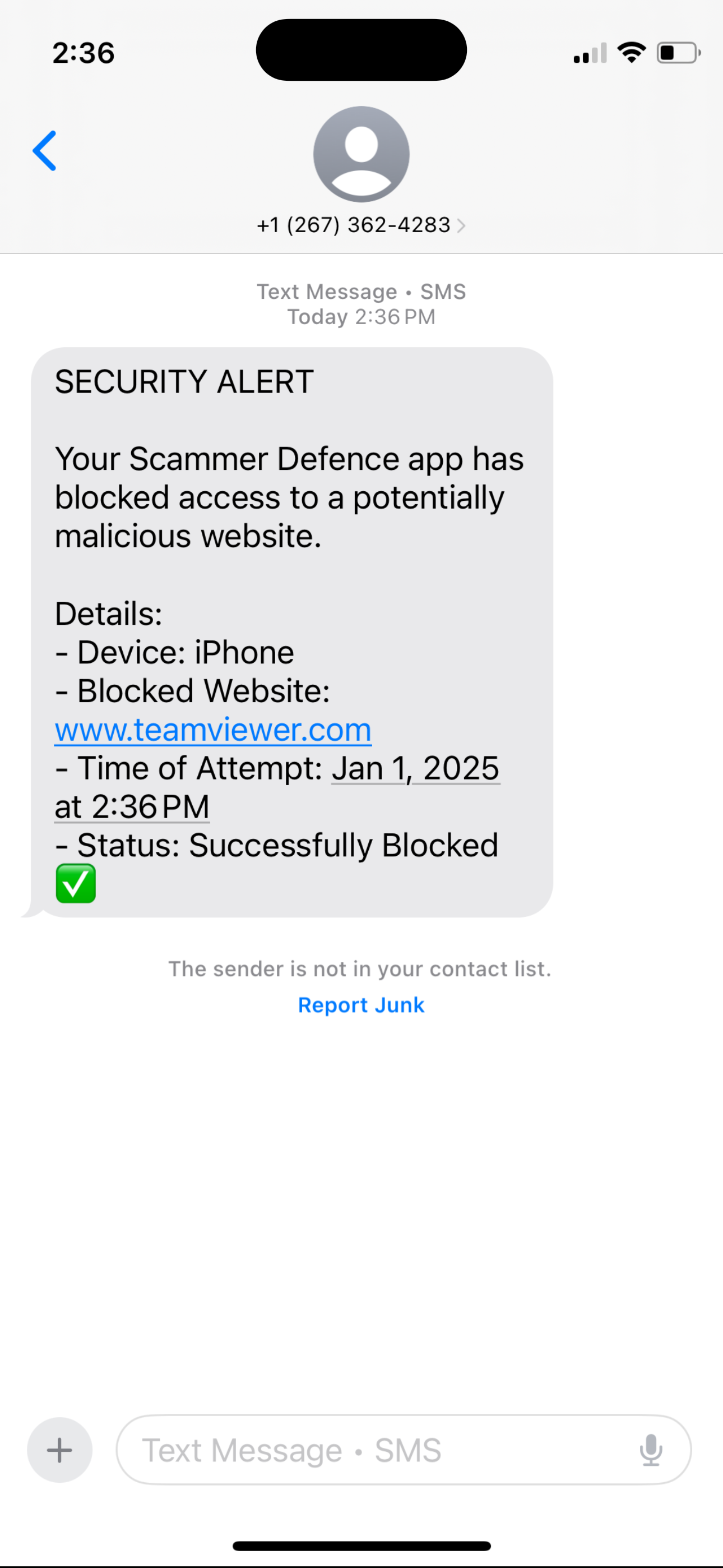 Scammer Defence Screenshot 3